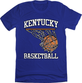 Kentucky Basketball Hoop Swoosh Tee
